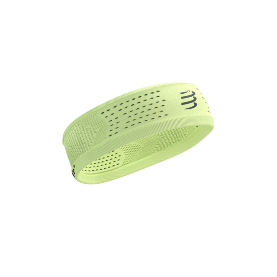 Šaurā galvas lenta Compressport Thin Headband, Shadow Lime